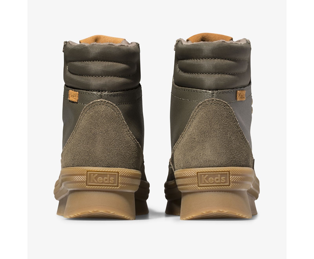 Keds Stiefel Damen Olivgrün - Midland Water-Resistant - FEI-914586